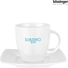Kössinger Maxim Cafe Set Tasse mit Untertasse als Werbeartikel