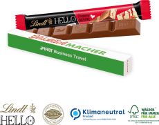 Schokoladen Stick Lindt "HELLO" als Werbeartikel