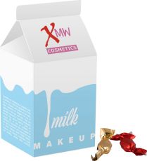 Milchpackung Metallic Sweets als Werbeartikel