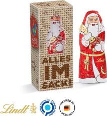 Lindt Weihnachtsmann 10 g in Werbebox - inkl. Druck als Werbeartikel
