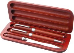 Kugelschreiber Set aus Holz Rowotri als Werbeartikel