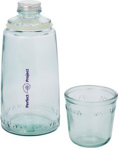 2-teiliges Glasbecherset Vient aus Recyclingglas als Werbeartikel