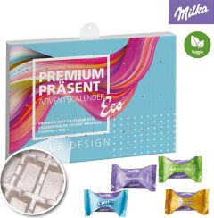 Premium Präsent-Adventskalender ECO, Milka Zarte Momente als Werbeartikel