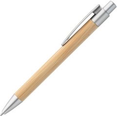 BAMBU Kugelschreiber aus Bambus mit einem Clip als Werbeartikel