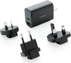 Philips Ultra Fast PD Travel-Charger als Werbeartikel