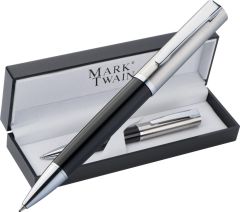 Mark Twain Kugelschreiber in Acrylbox als Werbeartikel