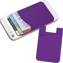 Kartenhalter zum Aufkleben auf das Smartphone als Werbeartikel