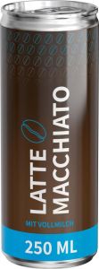 Latte Macchiato, Body Label (Pfandfrei, Export) als Werbeartikel