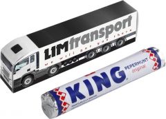 Mini LKW mit King Pfefferminz als Werbeartikel
