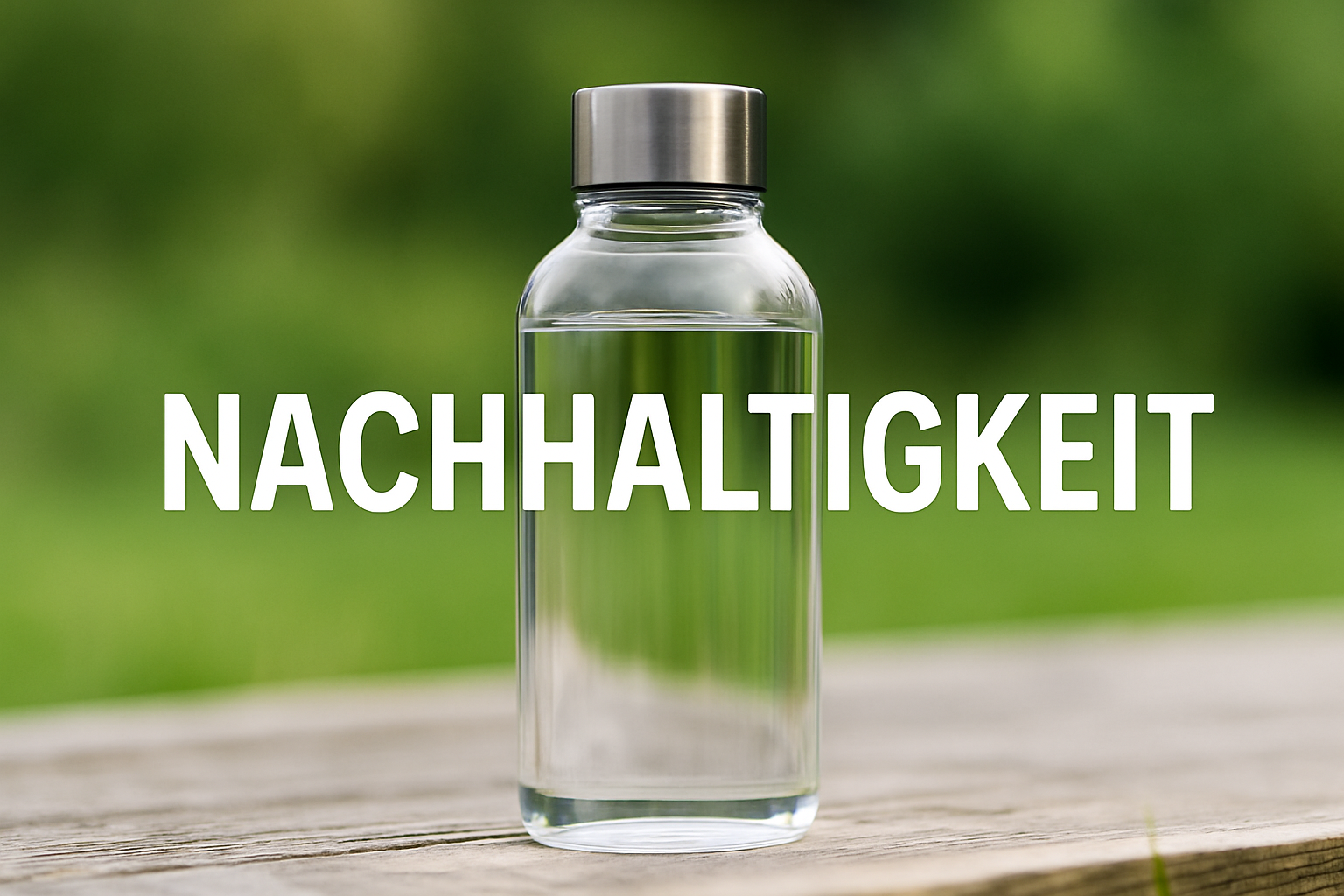 Nachhaltige Trinklfasche individuell anpassbar