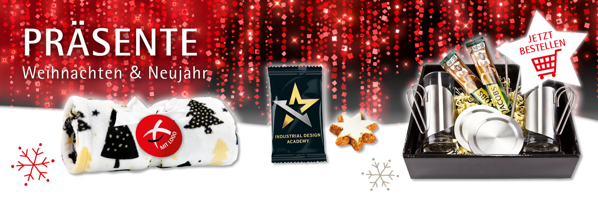 Präsente für Weihnachten und Neujahr - jetzt bestellen